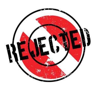 Reddedilen lastik damgası