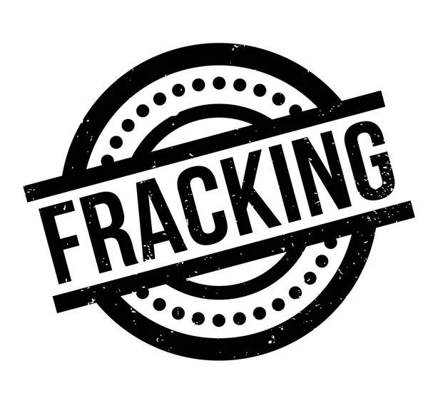 Fracking ゴム印 — ストックベクタ