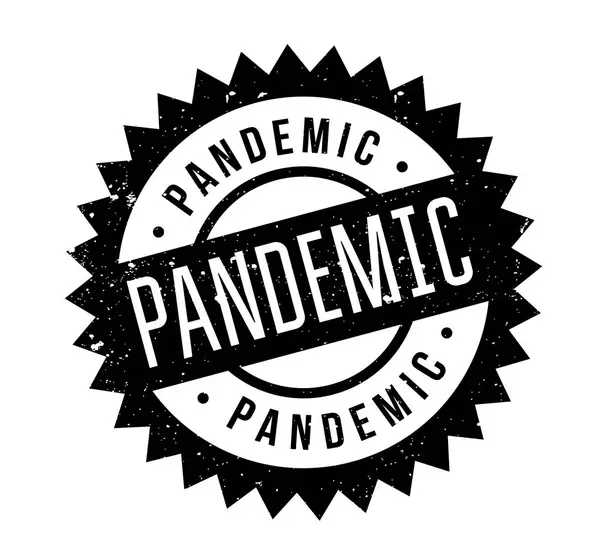 Pandemie-Stempel — Stockvektor