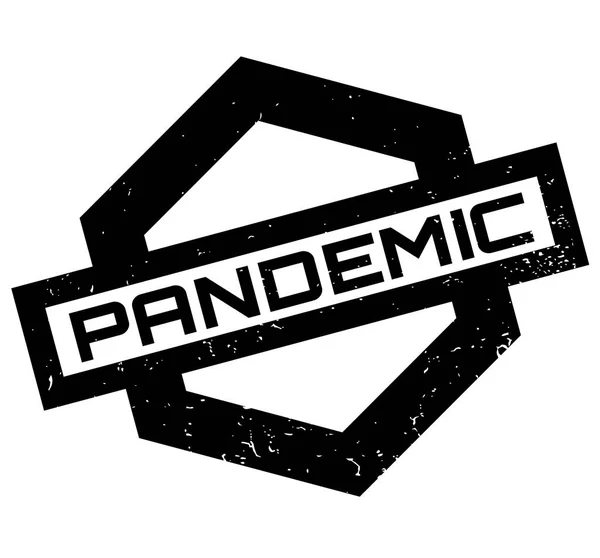 Perangko Karet Pandemik - Stok Vektor