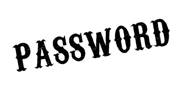 Password timbro di gomma — Vettoriale Stock