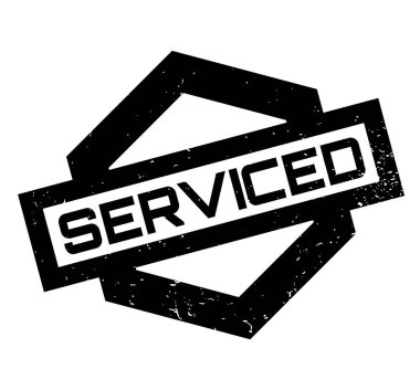 Servis verilen lastik damgası