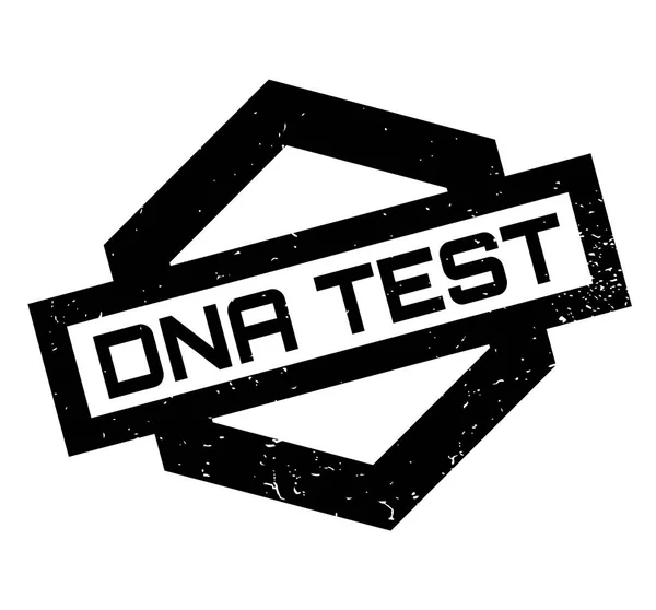Prueba de ADN sello de goma — Vector de stock
