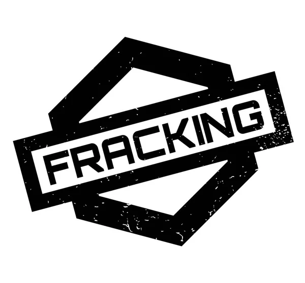 Fracking Rubberstempel — Stockvector
