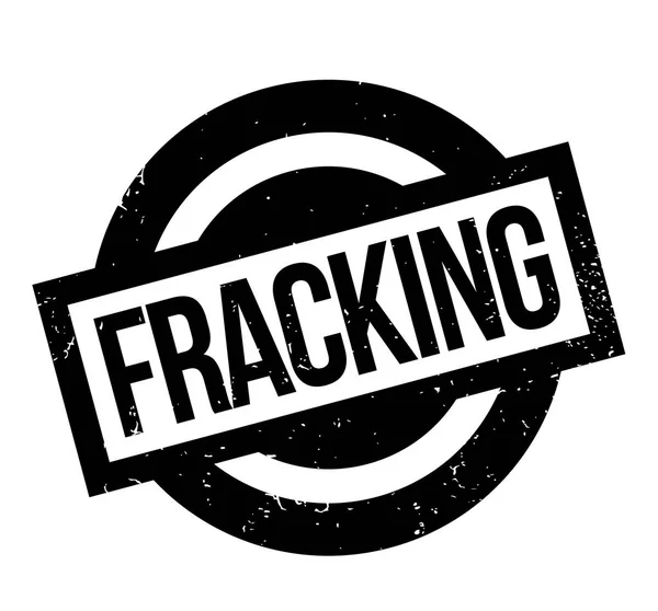 Fracking ゴム印 — ストックベクタ