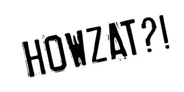 Howzat lastik damgası