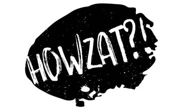 Howzat lastik damgası