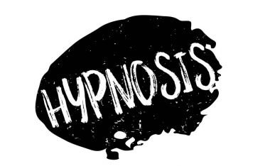 Hypnosis rubber stamp clipart