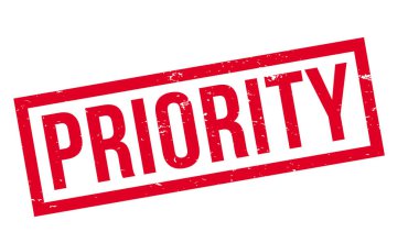 öncelik lastik damgası