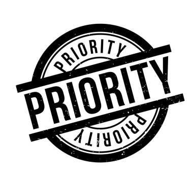 öncelik lastik damgası