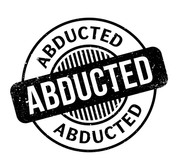 Abducted rubber stamp — Stock Vector