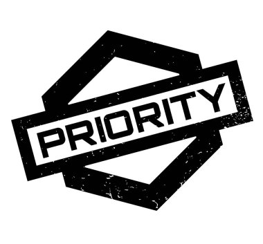 öncelik lastik damgası