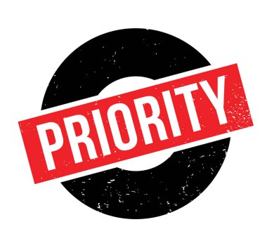 öncelik lastik damgası