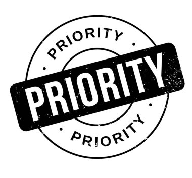 öncelik lastik damgası