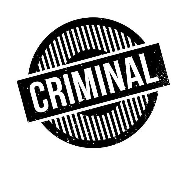 Criminal rubber stamp — Stock Vector