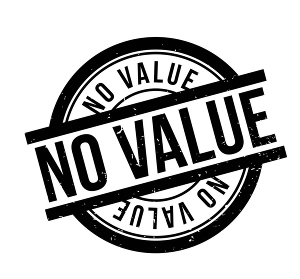 Razítko žádná hodnota — Stockový vektor