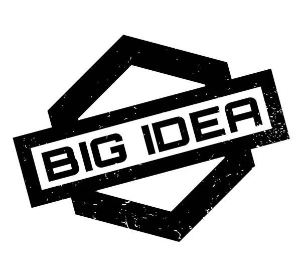 Selo de borracha BIG IDEA —  Vetores de Stock