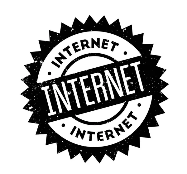 Timbro di gomma Internet — Vettoriale Stock