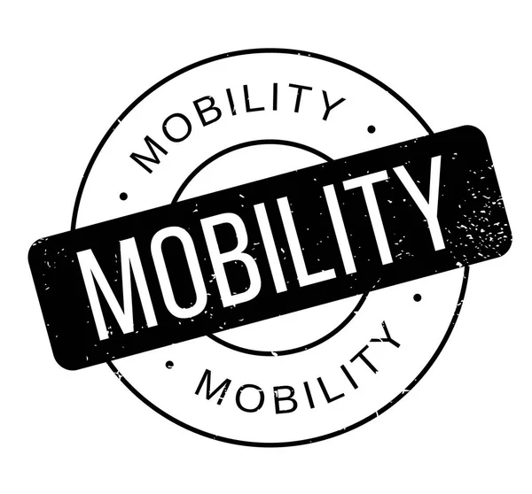 Perangko karet mobilitas - Stok Vektor