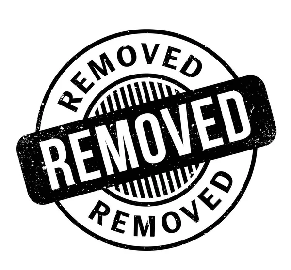 Sello de goma REMOVED — Vector de stock