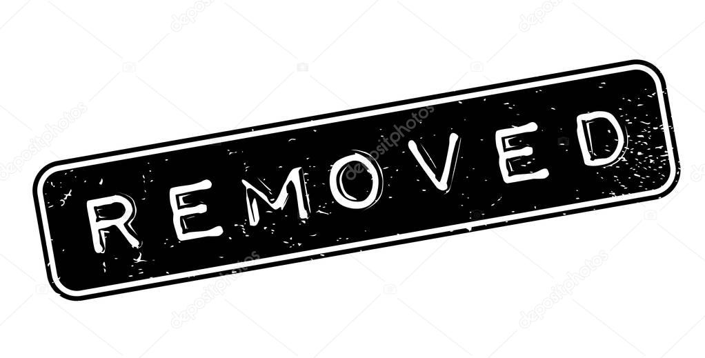 Removed rubber stamp