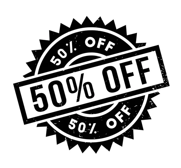 50 Off sello de goma — Vector de stock