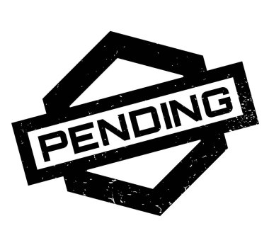 Bekleyen lastik damgası