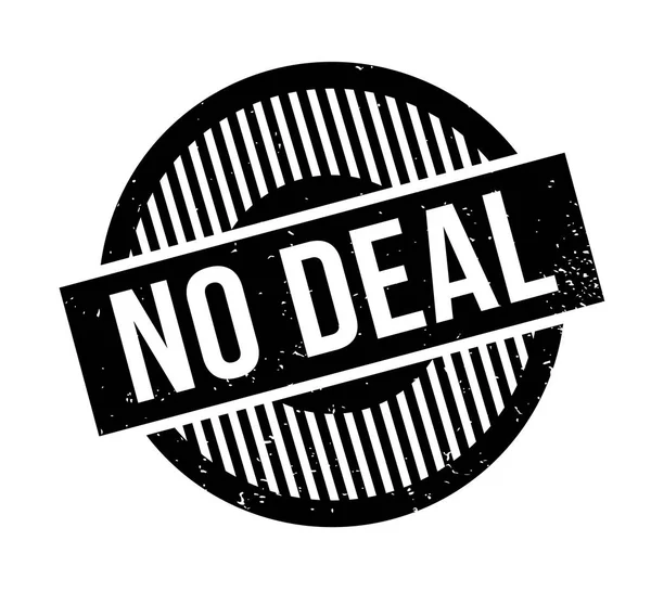 No Deal Timbre en caoutchouc — Image vectorielle