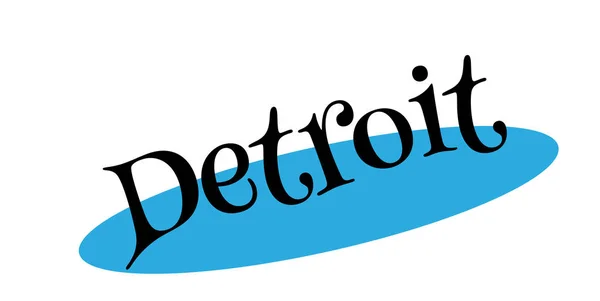 Detroit Sello de goma — Vector de stock