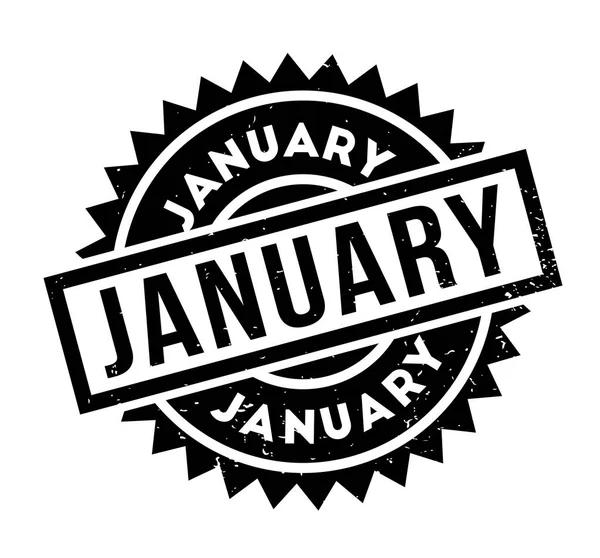 Januar-Stempel — Stockvektor