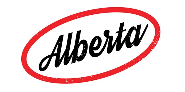 Alberta gummistämpel — Stock vektor