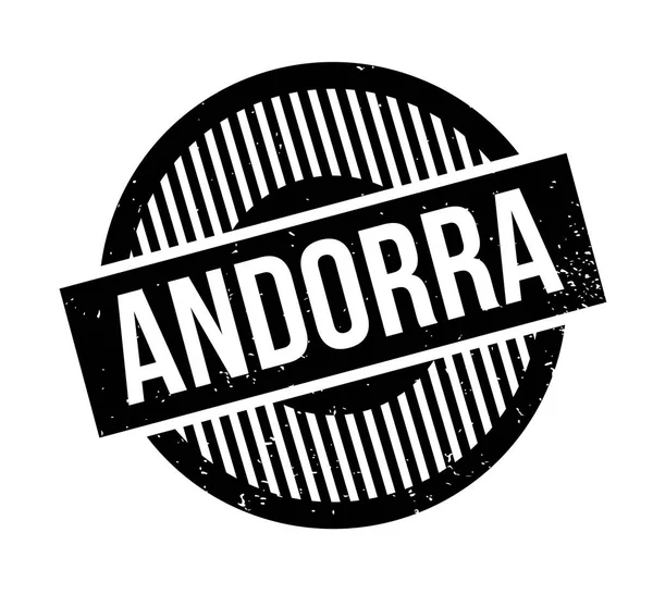 Andorra Sello de goma — Vector de stock