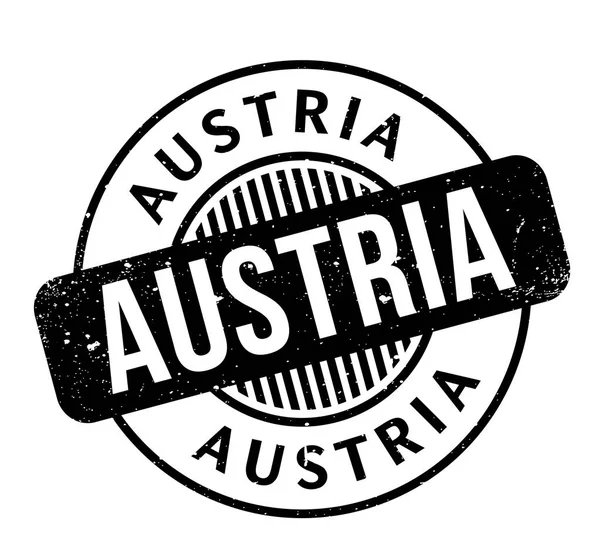 Austria sello de goma — Vector de stock