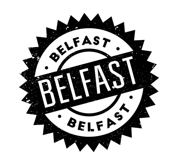 Belfast Gummistempel — Stockvektor