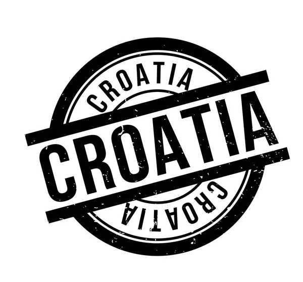 Croatia rubber stamp — Διανυσματικό Αρχείο