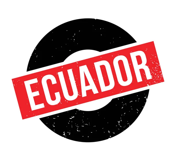 Sello de goma Ecuador — Vector de stock