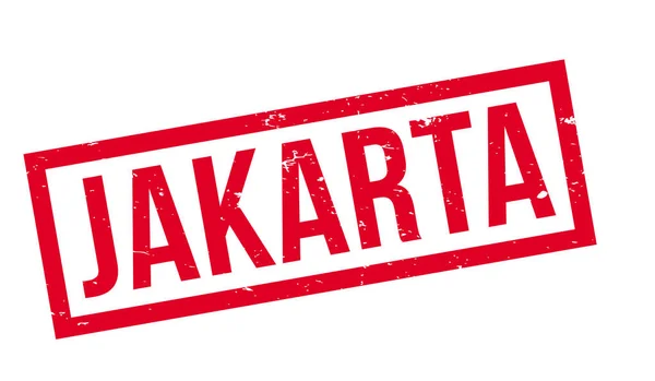 Резиновая марка Джакарты — стоковый вектор