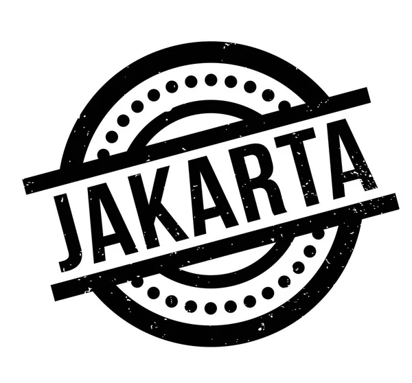 Jakarta Rubberstempel — Stockvector