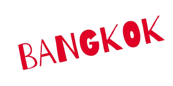 Carimbo de borracha de bangkok —  Vetores de Stock