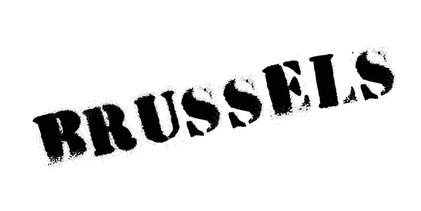 Brussel Rubberstempel — Stockvector