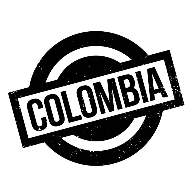 Κολομβία καουτσούκ σφραγίδα — Διανυσματικό Αρχείο