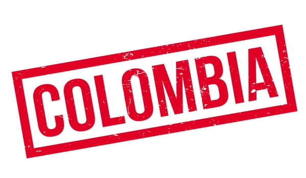 哥伦比亚橡皮戳 — 图库矢量图片