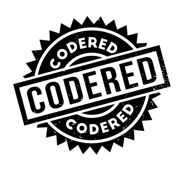 CodeRed Rubberstempel — Stockvector