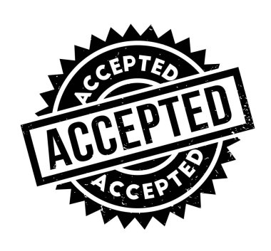 kabul edilen lastik damgası