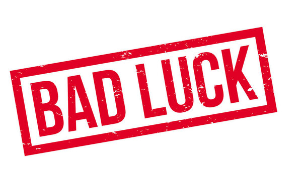 Резиновая марка Bad Luck

