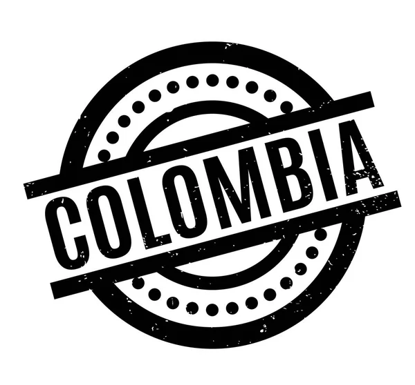 COLOMBIA Timbro di gomma — Vettoriale Stock