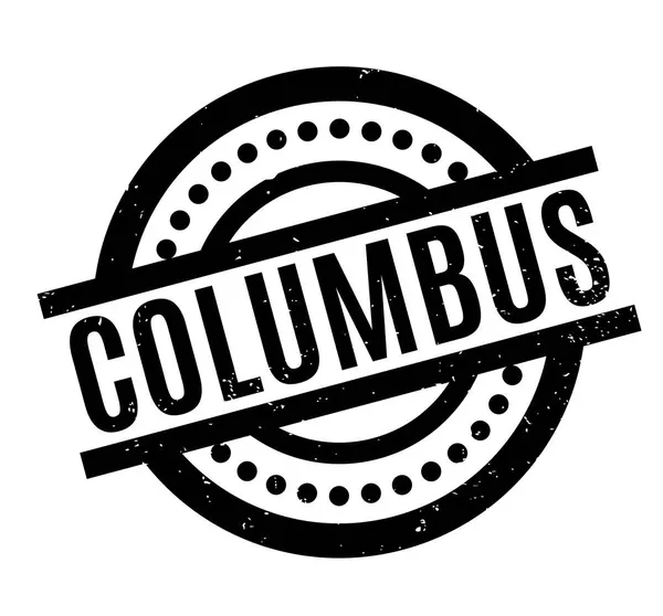 Columbus razítko — Stockový vektor
