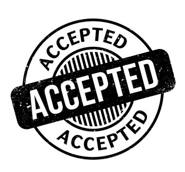 kabul edilen lastik damgası