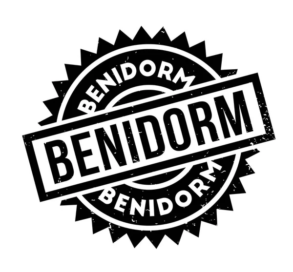 Benidorm pencere boyutu — Stok Vektör