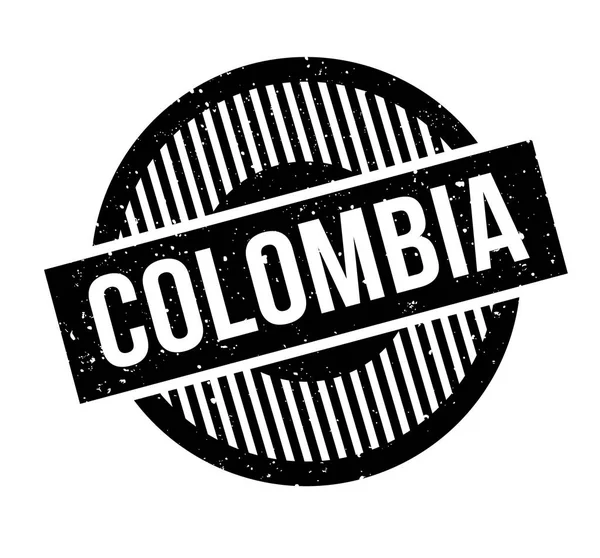 Резиновая марка COLOMBIA — стоковый вектор